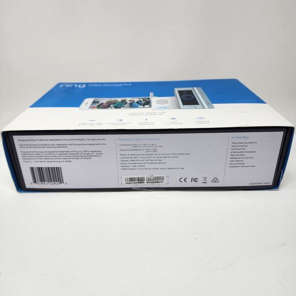 Ring Doorbell Pro Hardwired with Chime Pro Wifi Repeater 2540AH640L-A05FX - Picture 2 of 8